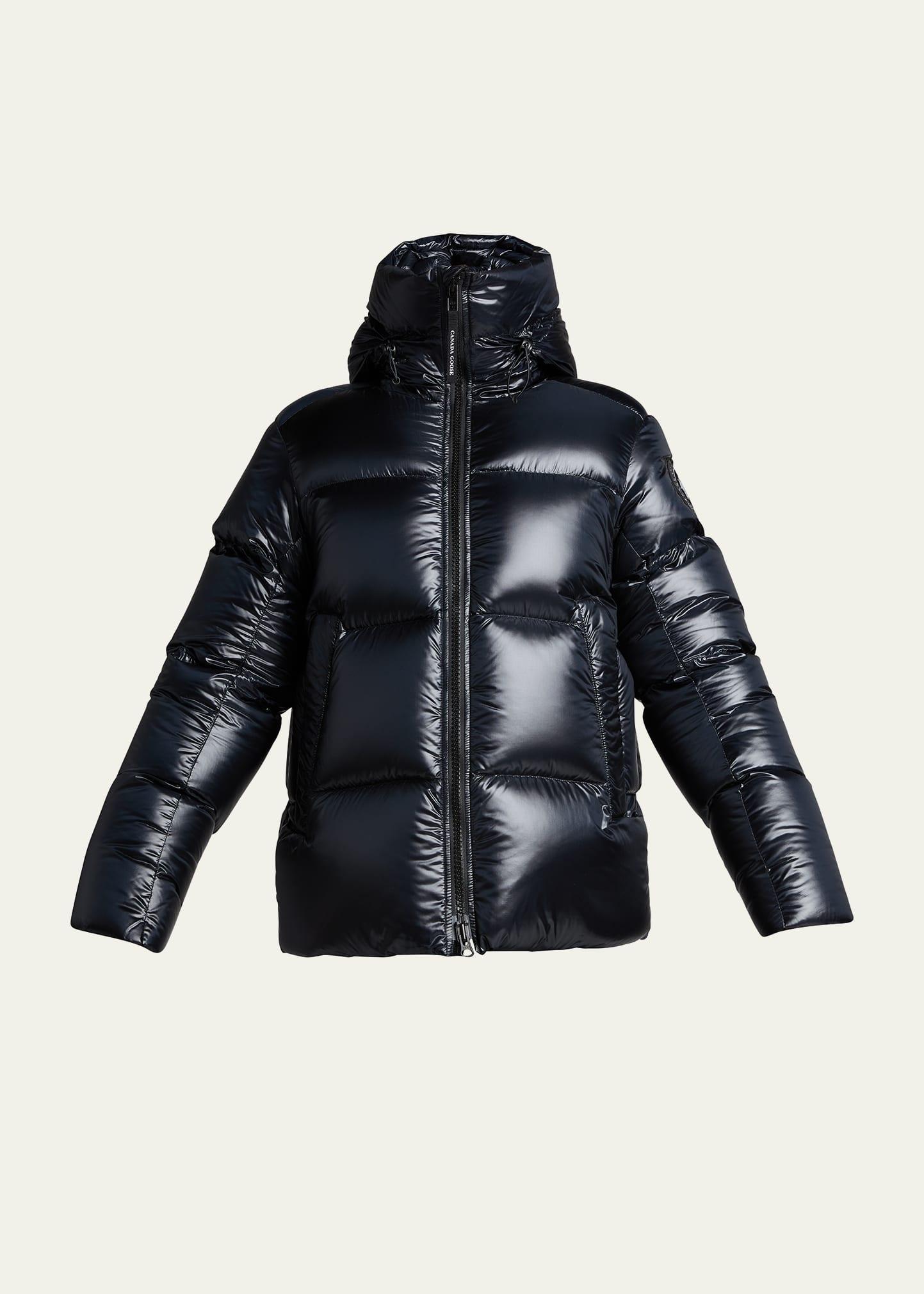 Mens Crofton Black Disc Puffer Jacket Product Image