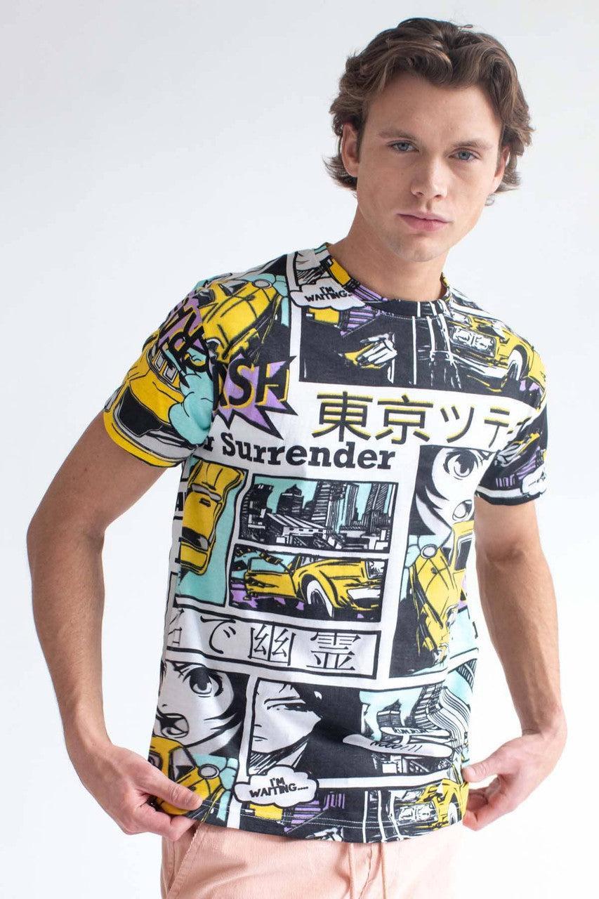 City Comic Strip T-Shirt Product Image