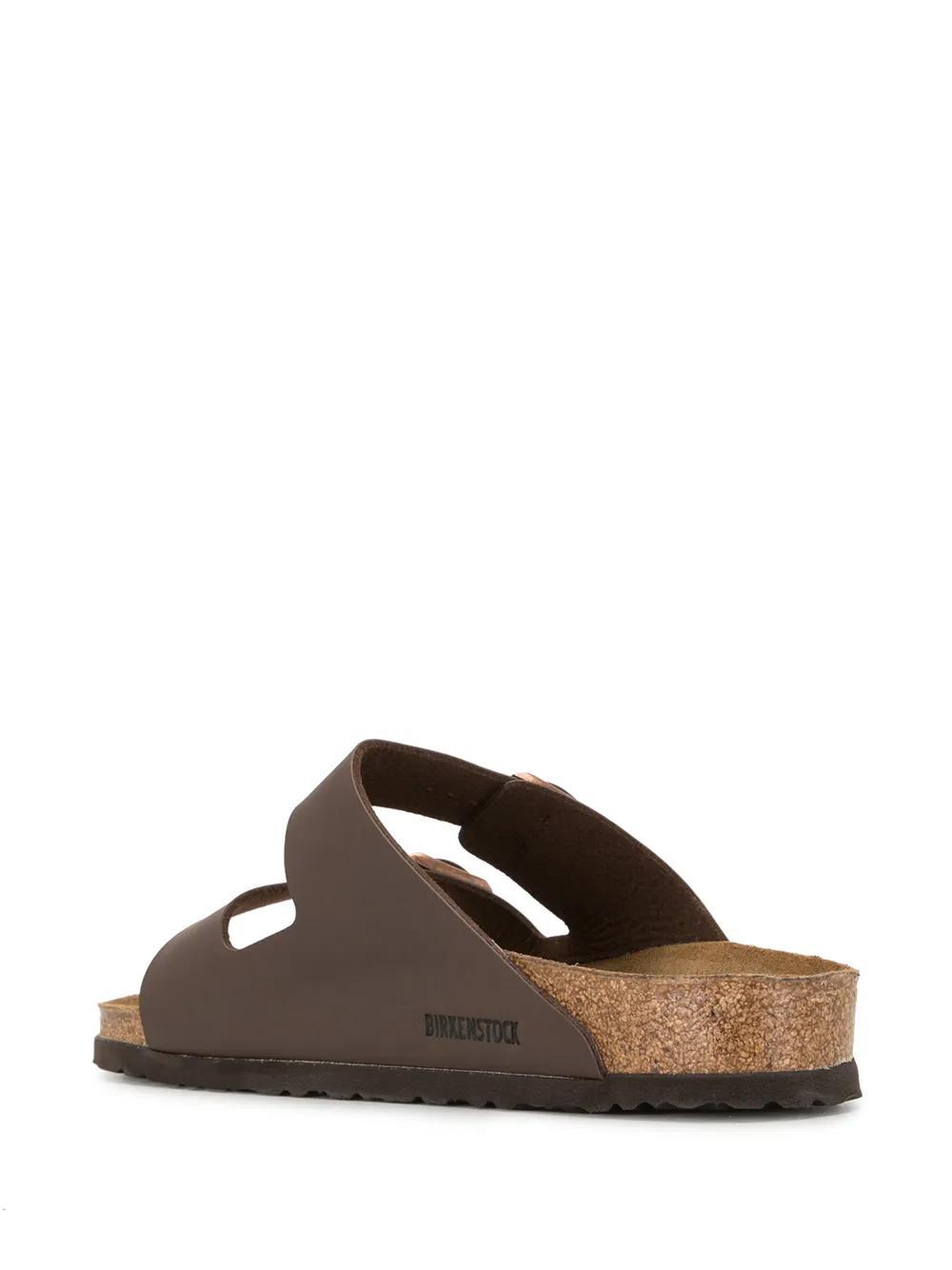 open toe buckled sandals Product Image