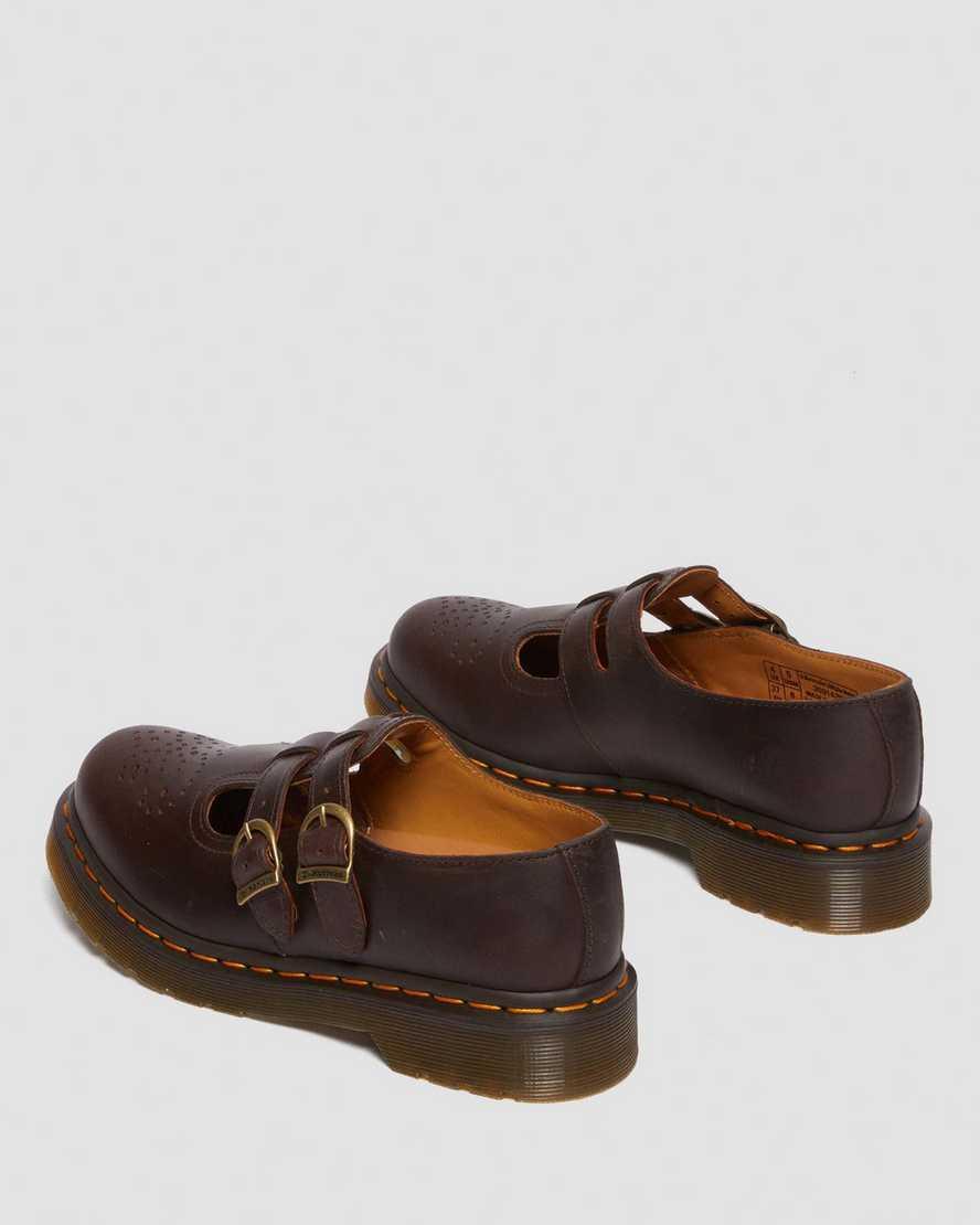 Dr. Martens Womens 8065 Mary Jane Crazy Horse Leather Shoes Product Image