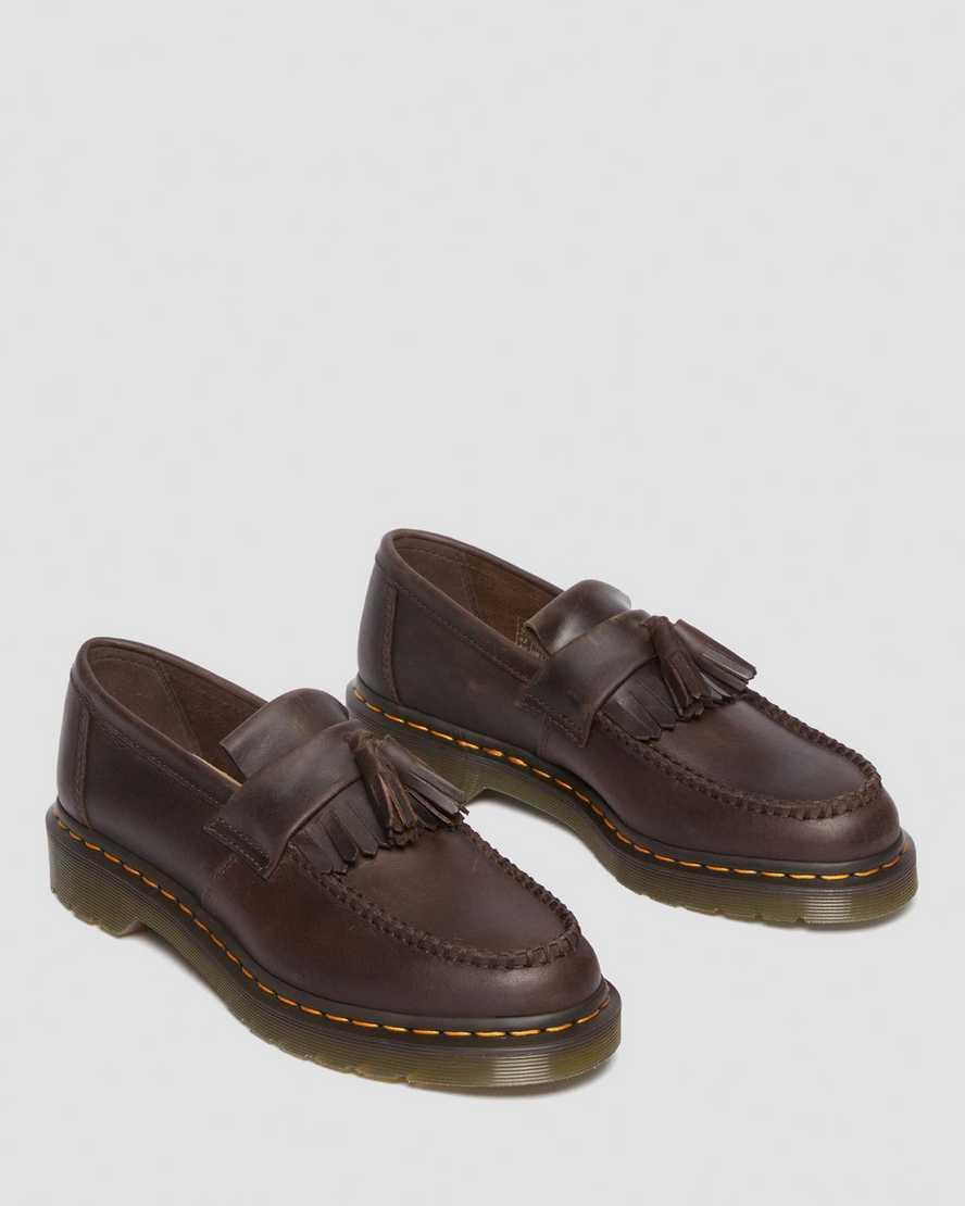 Dr. Martens Mens Adrian Leather Fringe Tassel Detail Loafers Product Image