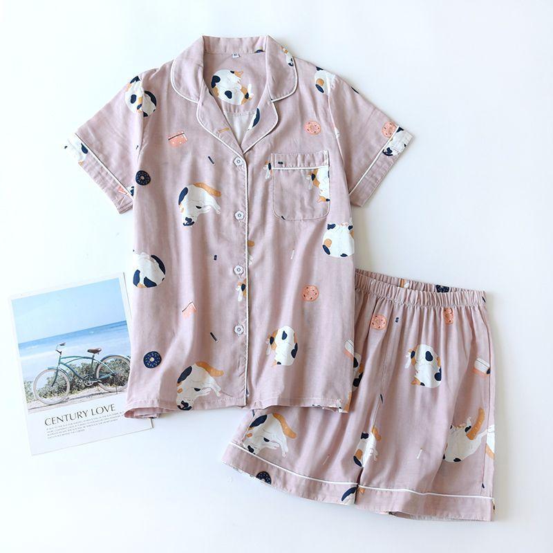 Couple Matching Print Pajama Set Product Image