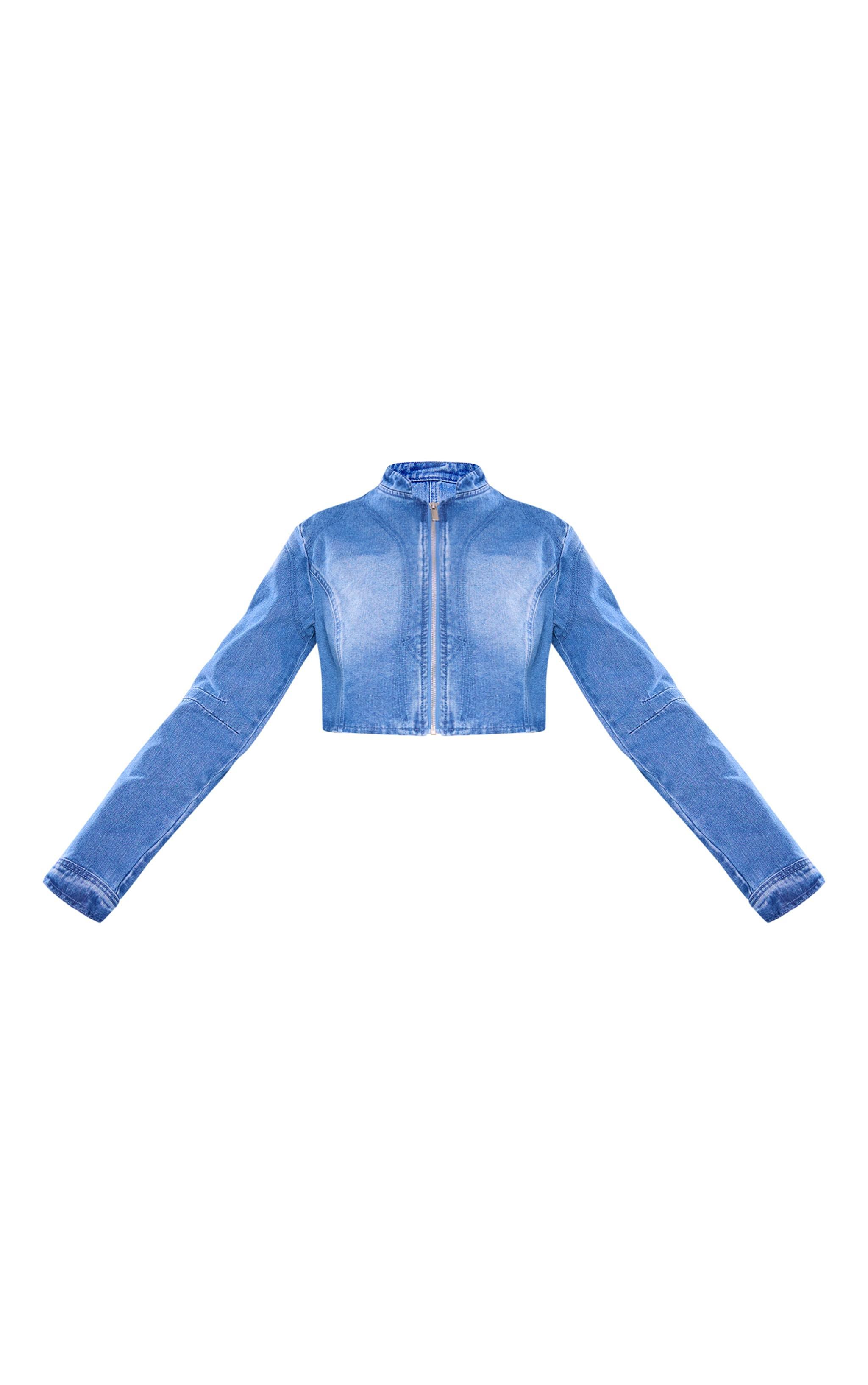 Tall Vintage Wash Zip Up Jacket Product Image