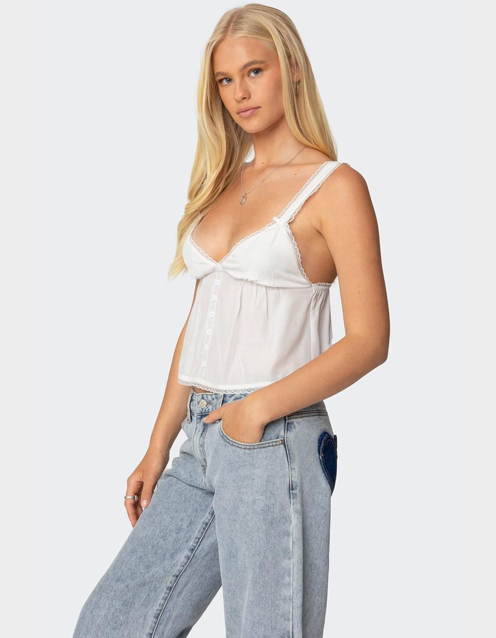 EDIKTED Andea Babydoll Tank Top Product Image