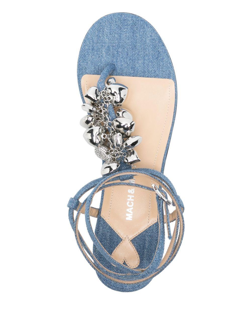 heart-charm flat sandals  Product Image