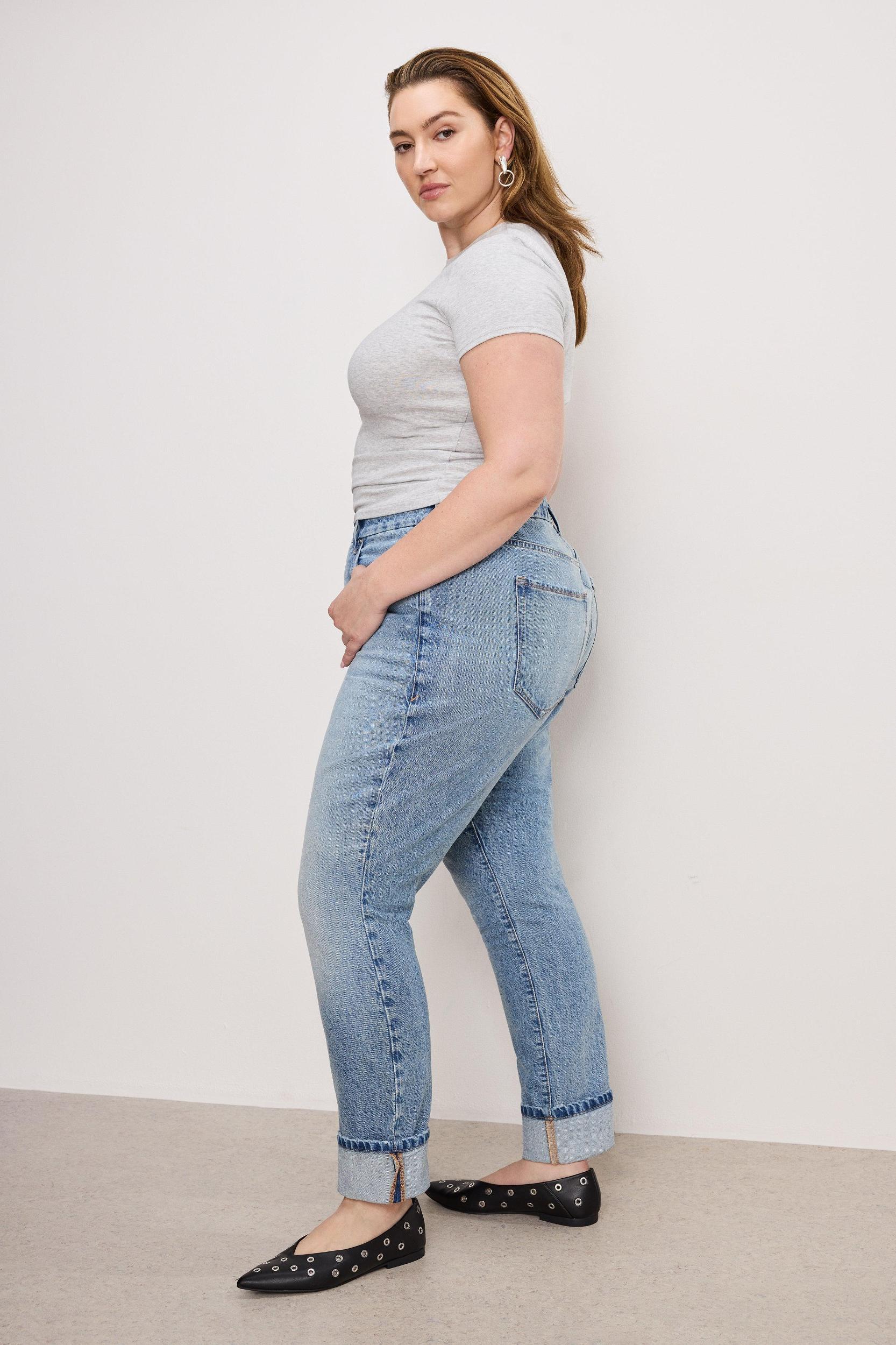 GOOD CLASSIC SLIM STRAIGHT JEANS | INDIGO754 Product Image
