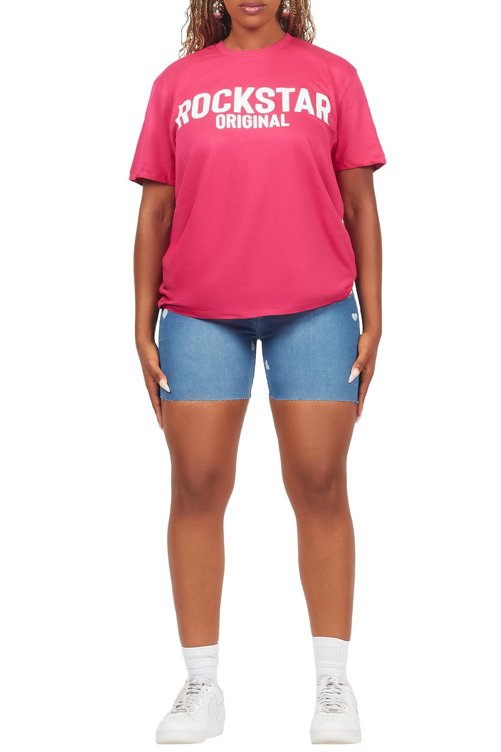 Tanzy Med. Wash Denim Short Female Product Image