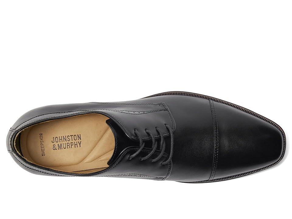 Johnston & Murphy McClain Cap Toe Dress Oxford Full Grain) Men's Lace Up Cap Toe Shoes Product Image