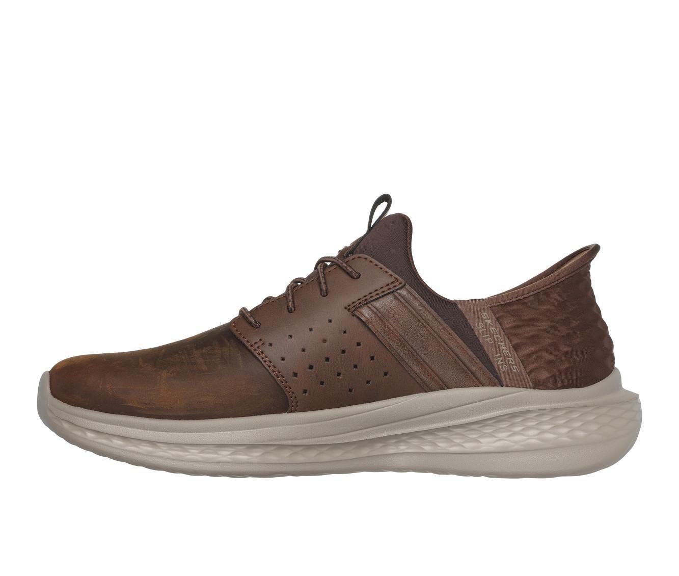 Men's Skechers 210828 Zachary Leather Slip-Ins Oxfords Product Image