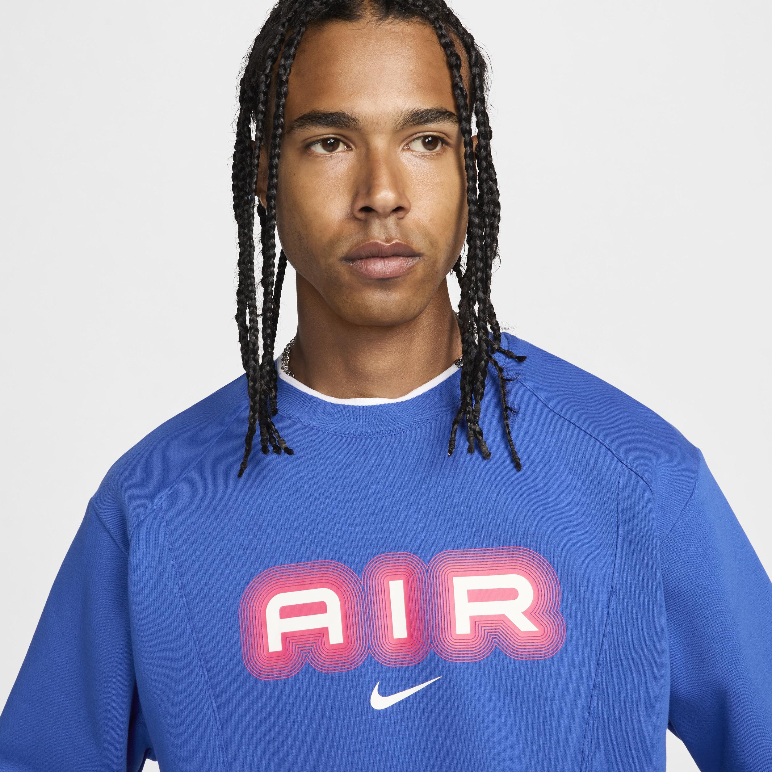 Nike Men's Air Fleece Crew-Neck Sweatshirt Product Image