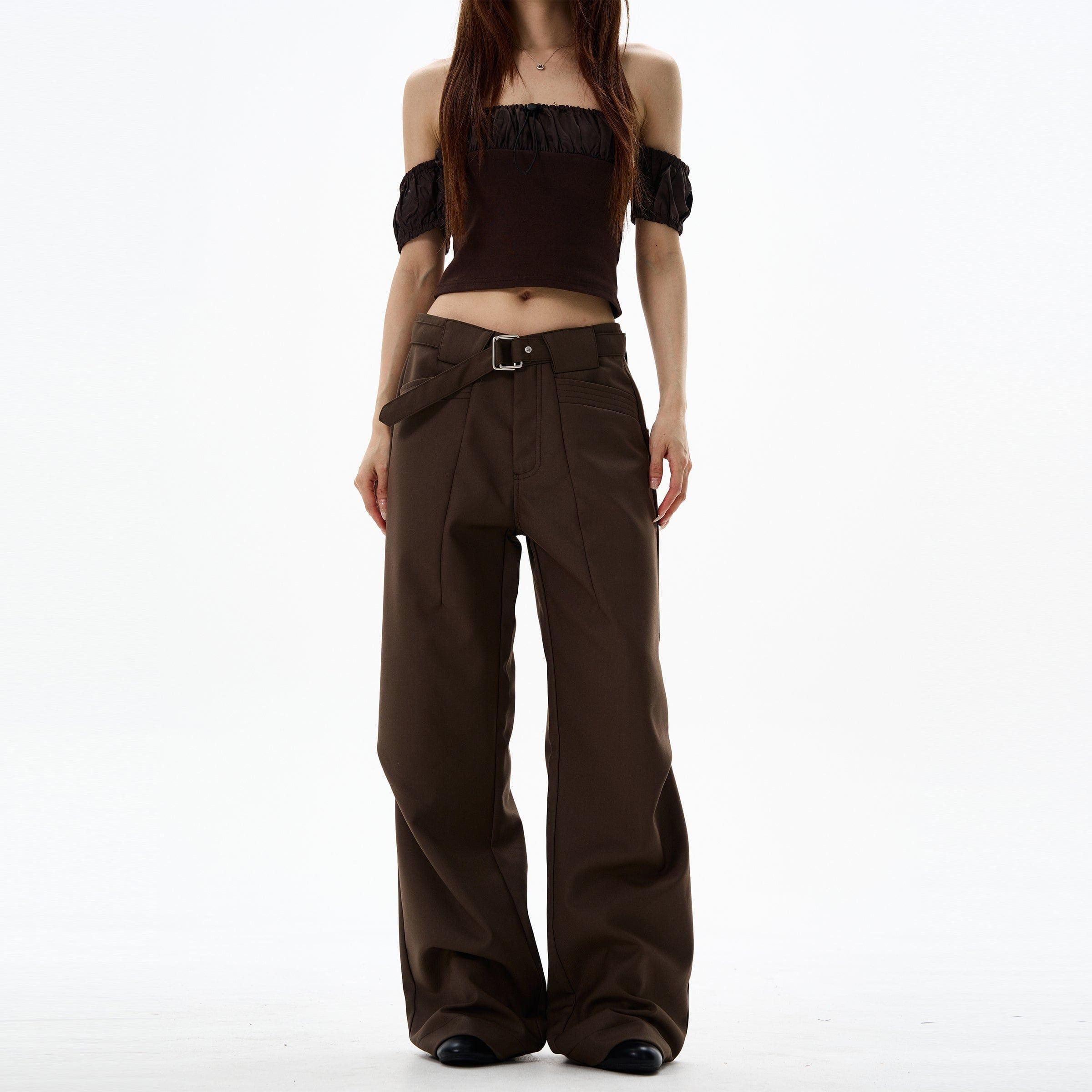 RT No. 12686 CHIGAU STRAIGHT PANTS Product Image