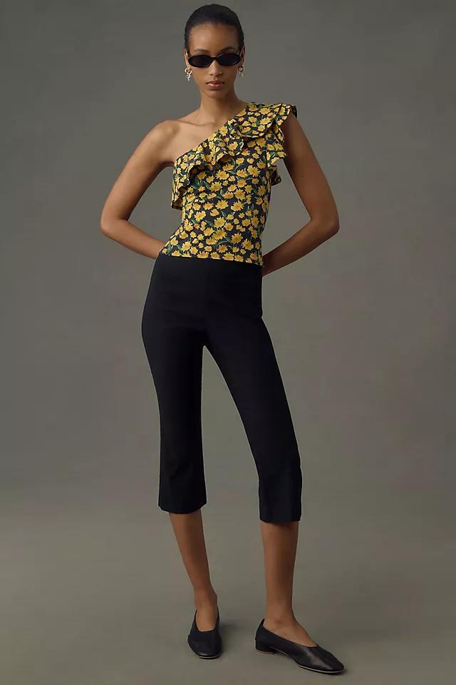 Maeve One-Shoulder Ruffled Top Product Image
