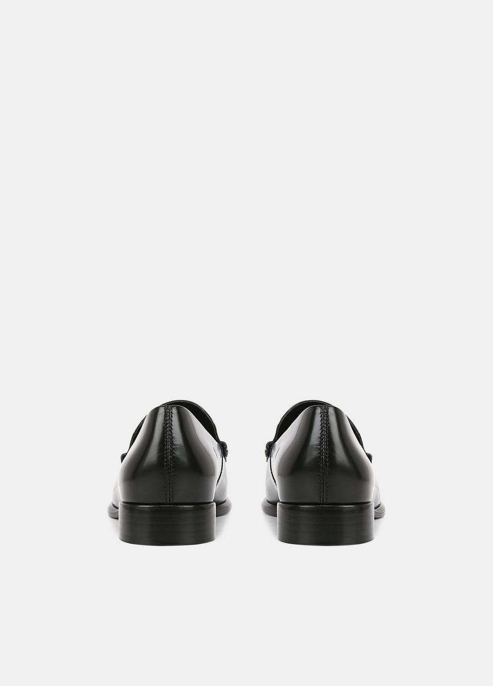 Womens Naomi Leather Loafer, Black, Size 7 Vince Product Image
