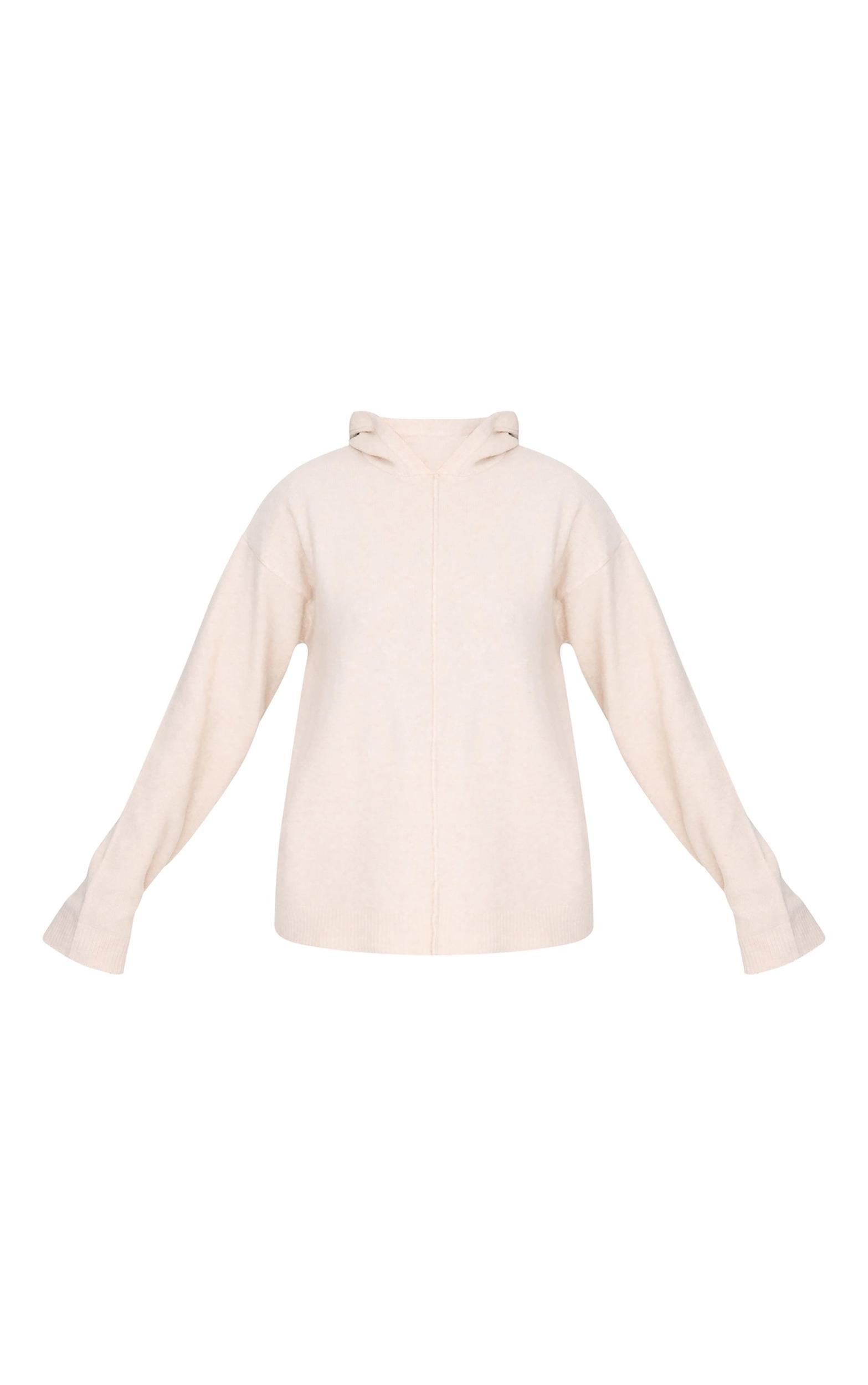 Tall Stone Soft Knit Oversized Hoodie Product Image