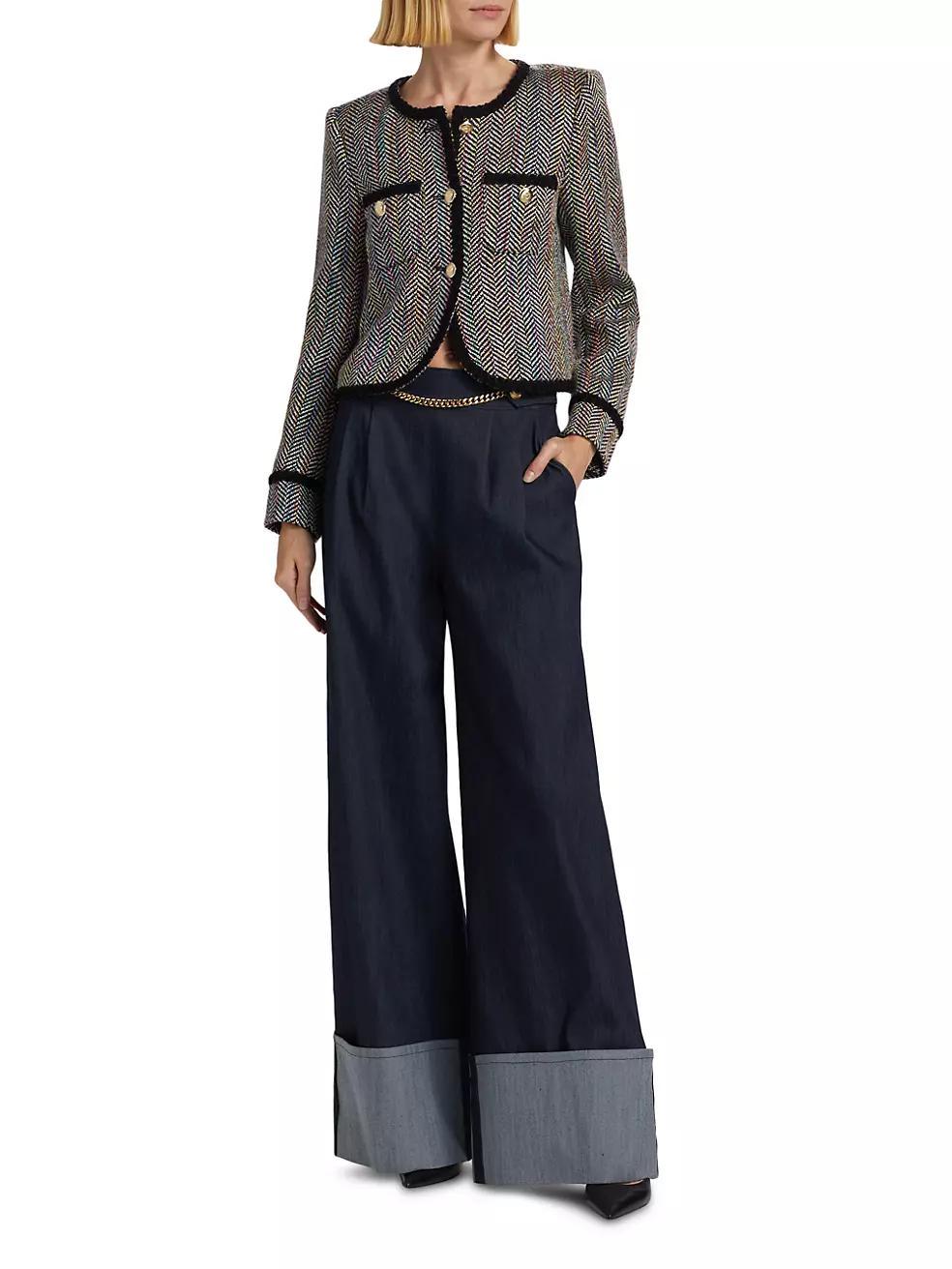 Bader Wide-Leg Cuff Pants Product Image
