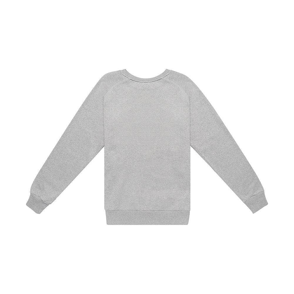 All Caps Crew Sweater - Grey Product Image