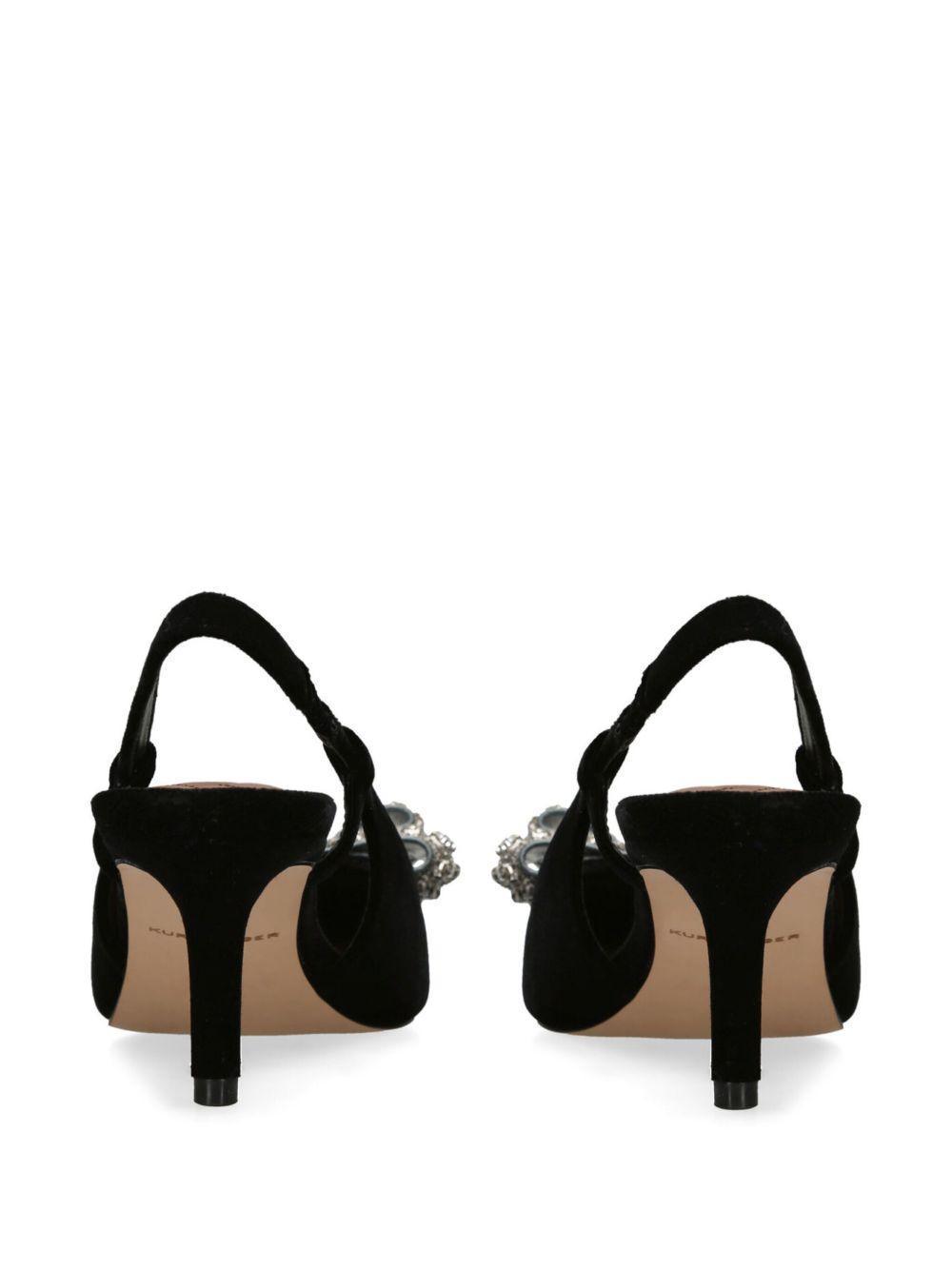 Belgravia velvet slingback pumps Product Image