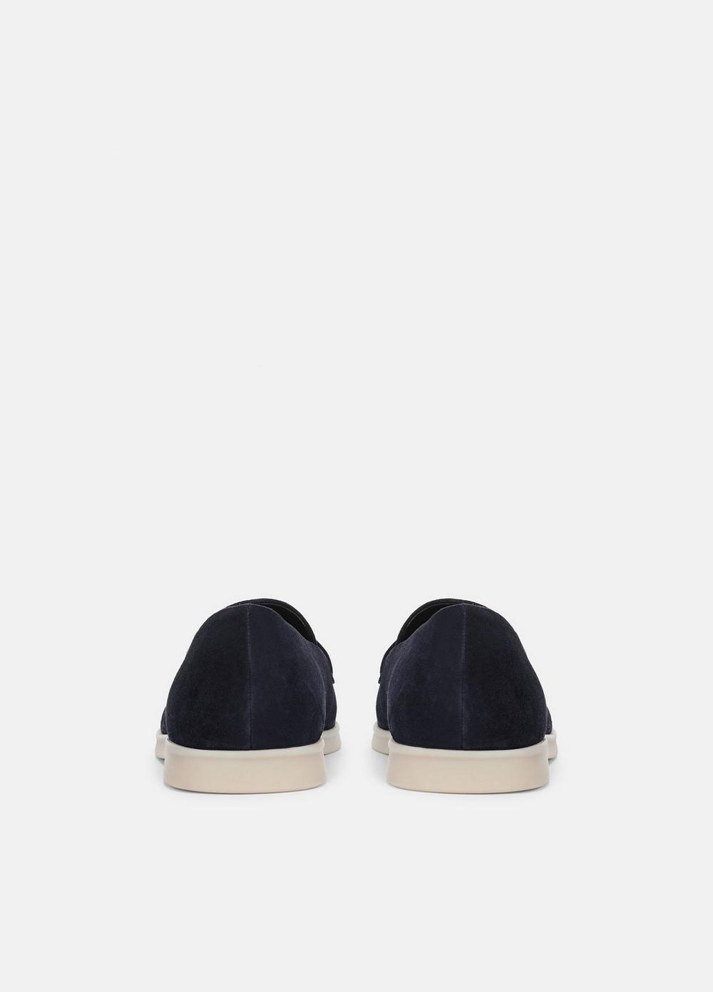 Womens Blair Croc-Embossed Leather Sneaker, Black, Size 9 Vince Product Image