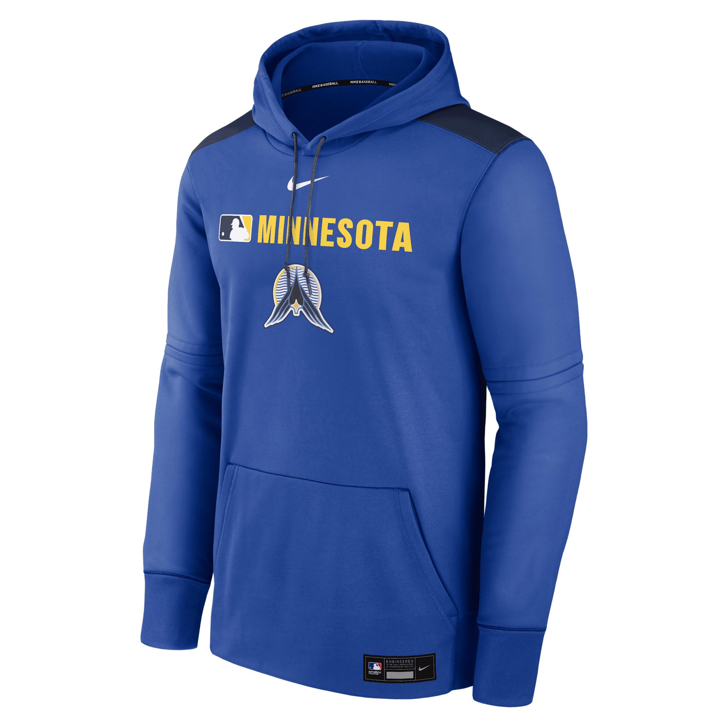 Baltimore Orioles Authentic Collection City Connect Men's Nike Therma MLB Pullover Hoodie Product Image