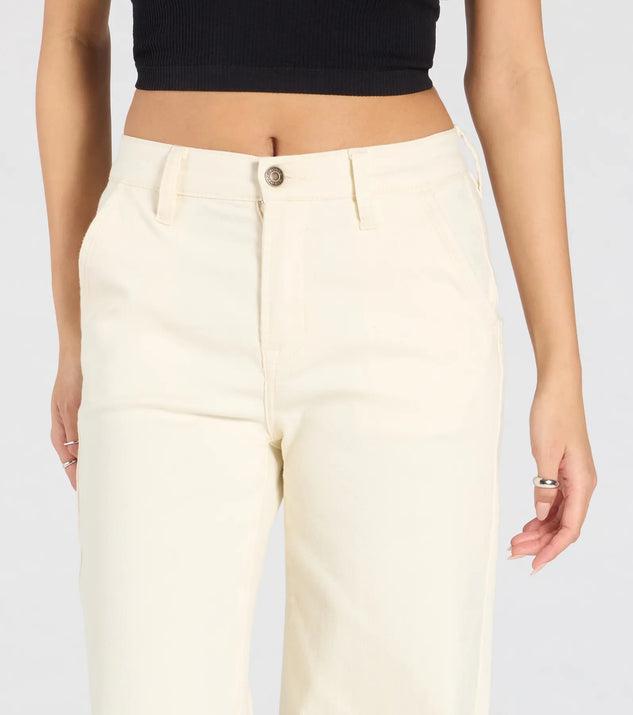 Perfect Day High-Rise Straight Leg Denim Jeans Product Image