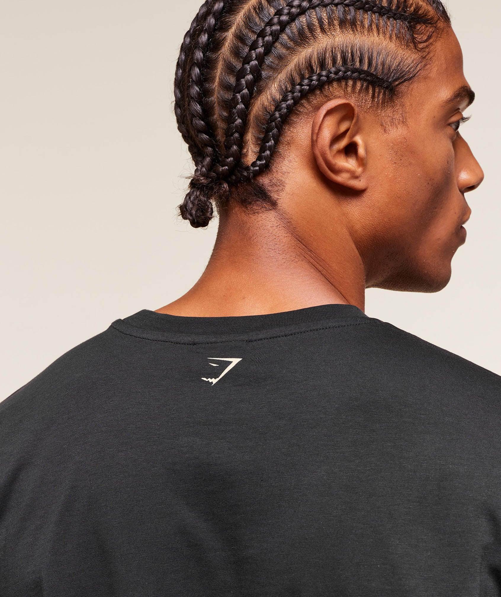 Gymshark Hispanic Heritage T-Shirt - Black Male Product Image
