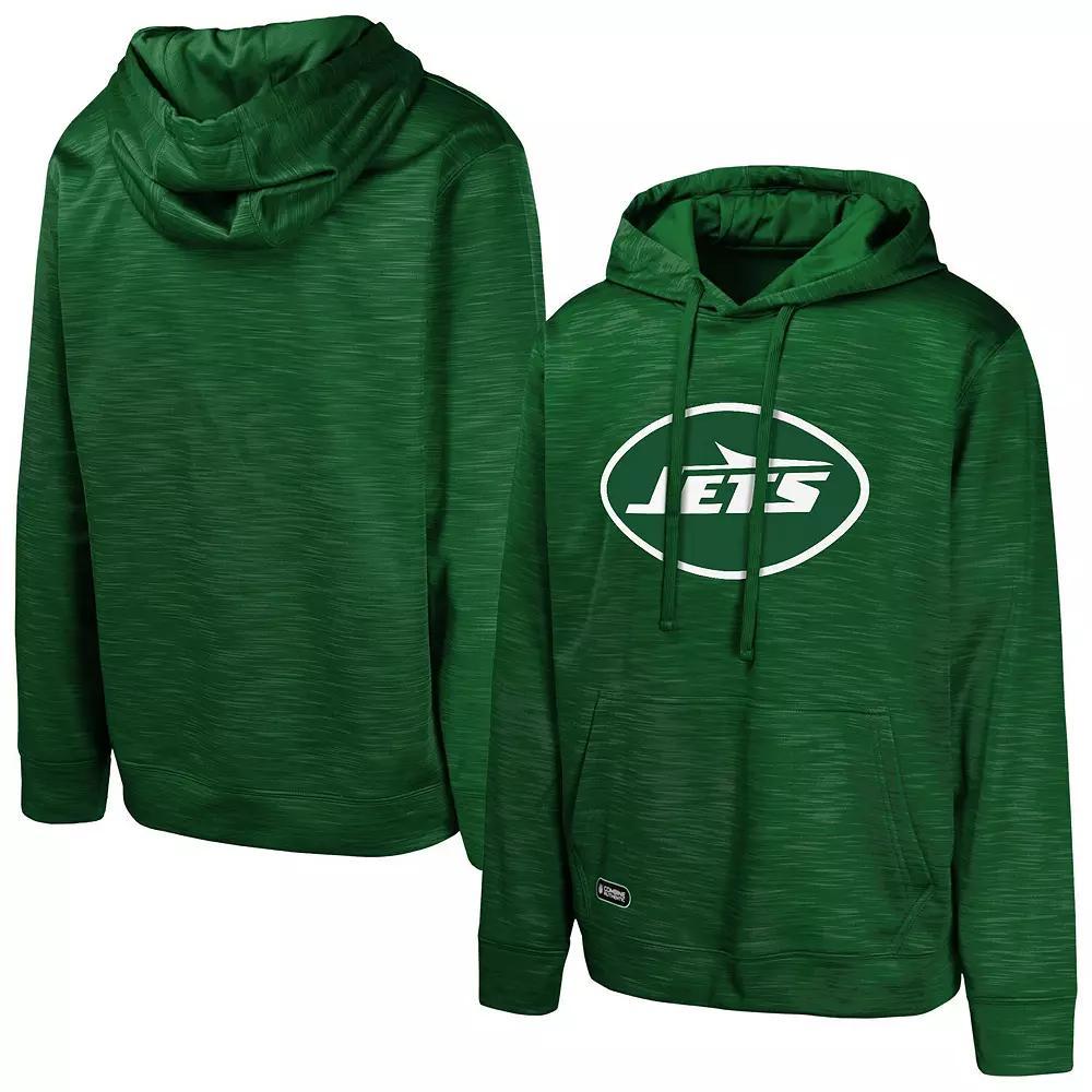 Men's Green New York Jets Streak Fleece Pullover Hoodie, Size: XL Product Image