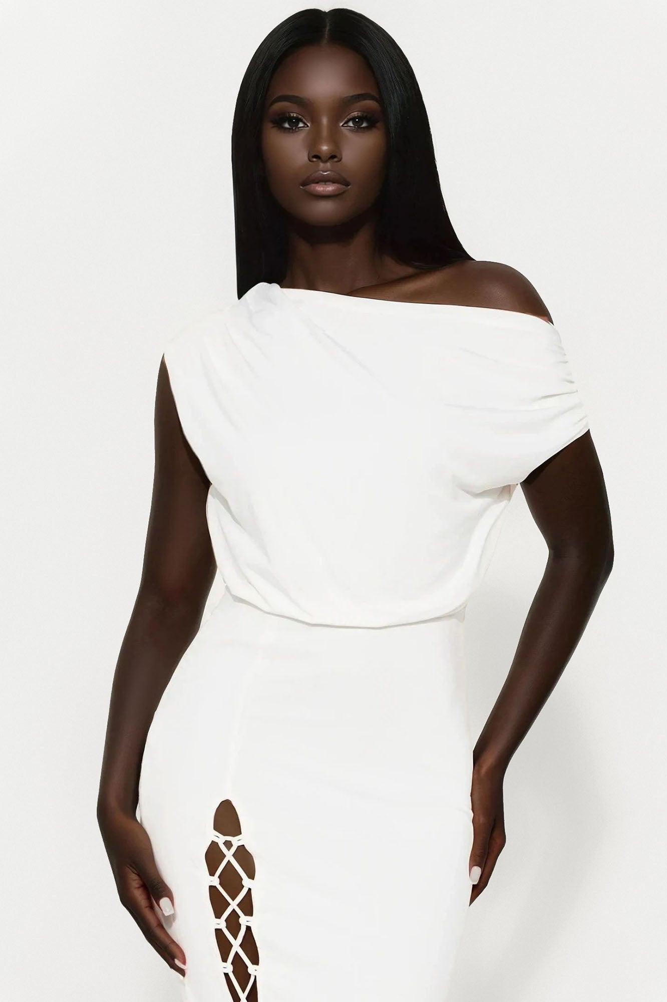 She's a Vision Maxi Dress - White Product Image