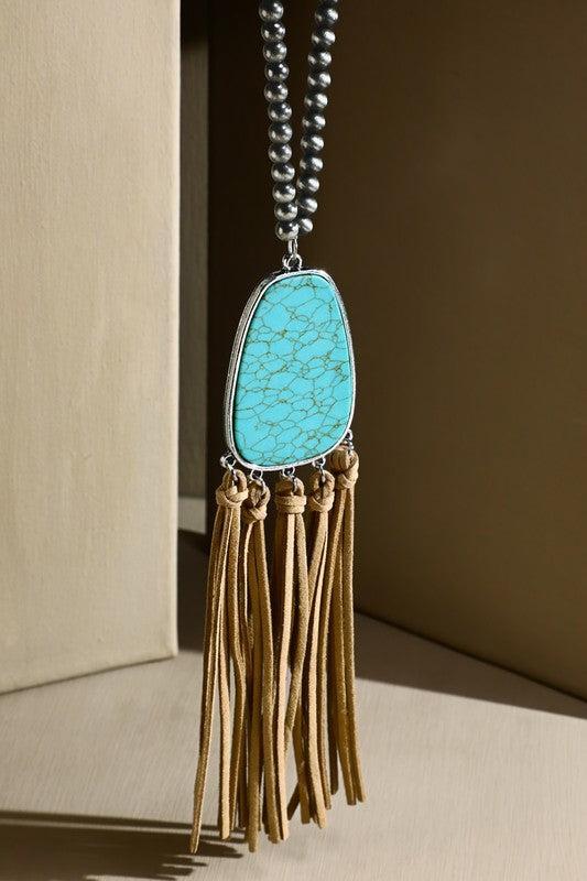 TURQUOISE STATEMENT NECKLACE Product Image