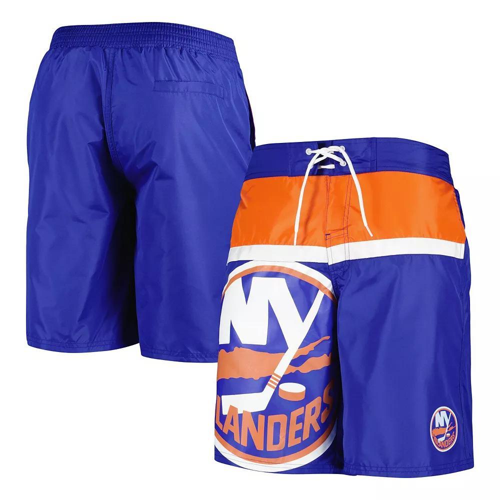 Men's Starter Royal New York Islanders Sea Wind Swim Trunks, Size: Medium, Isl Blue Product Image