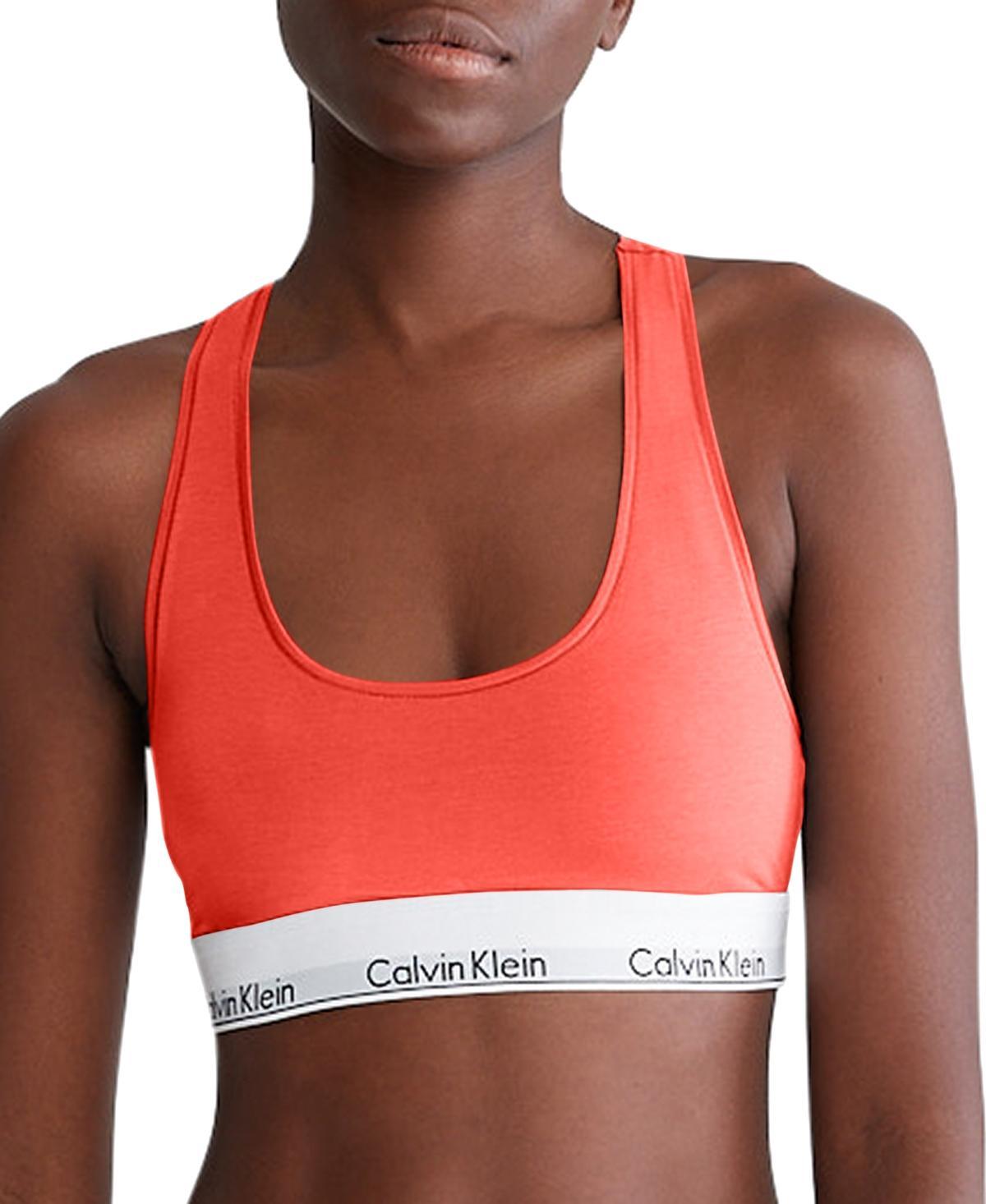 Calvin Klein Modern Cotton Unlined Bralette F3785, Womens Product Image