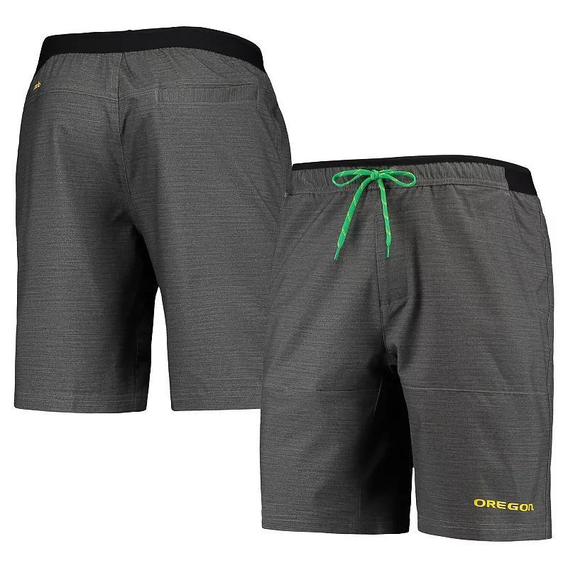 Mens Columbia Gray Oregon Ducks Twisted Creek Omni-Shield Shorts Product Image