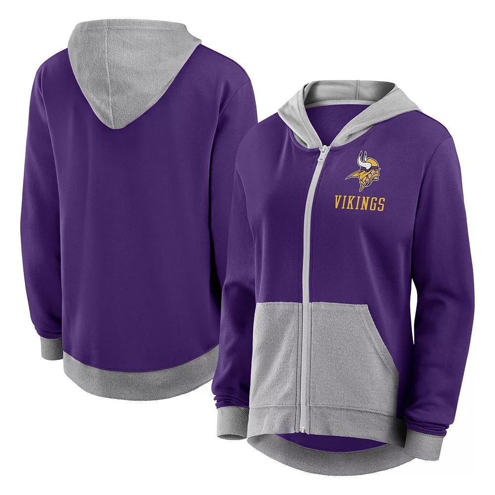 Women's  Scarlet San Francisco 49ers Hit It French Terry Full-Zip Hoodie, Size: Small, Red Product Image