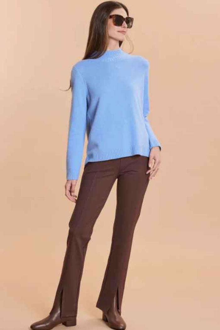 Button Back Cashmere Sweater Product Image