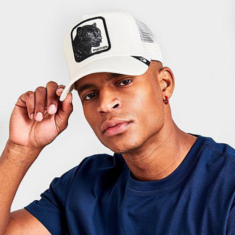 Mens Goorin Bros. White The Panther Trucker Adjustable Hat Product Image