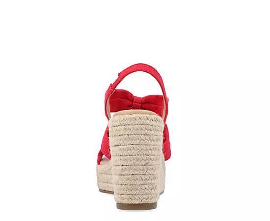 Journee Collection Womens Santorynn Platform Wedge Sandal Product Image
