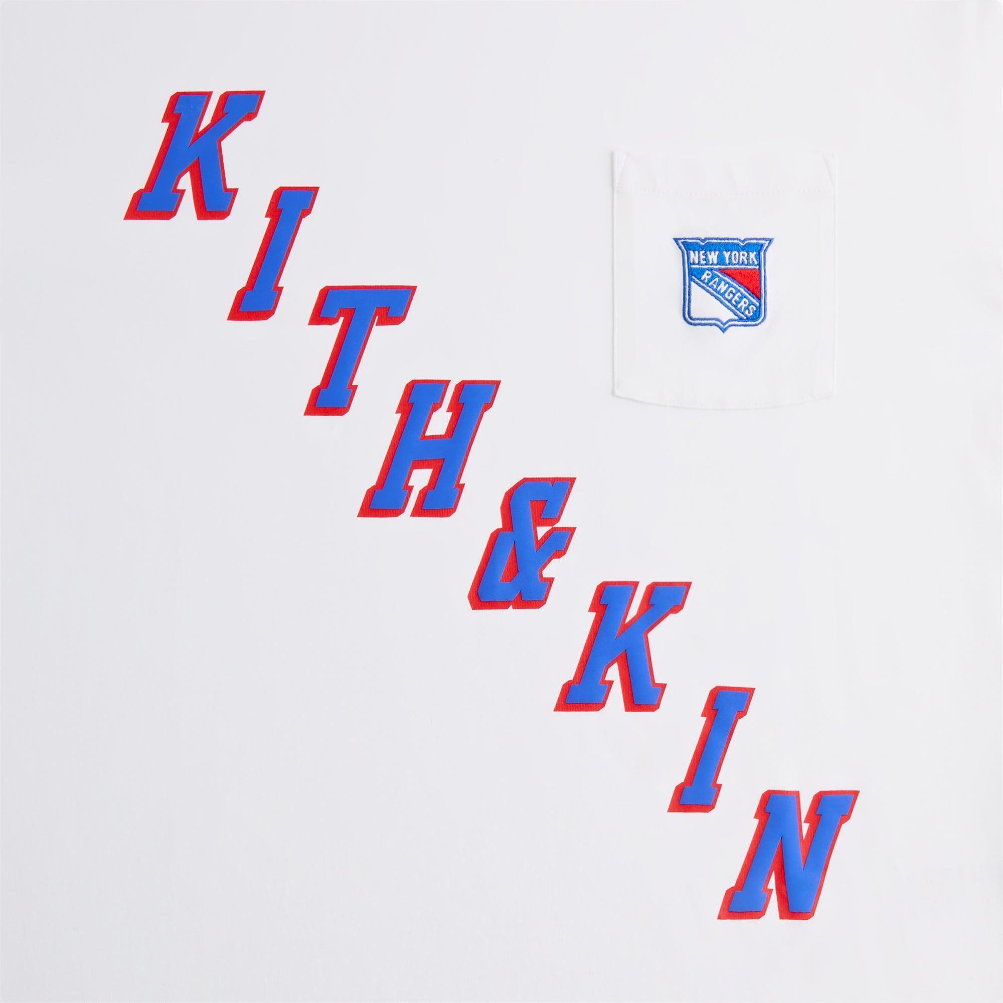 Kith for the New York Rangers Kith & Kin Tee - White Male Product Image
