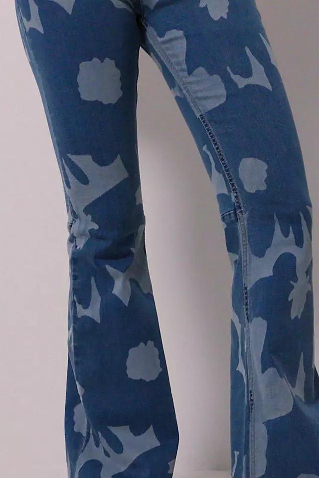 We The Free Penny Pull-On Printed Flare Jeans Product Image