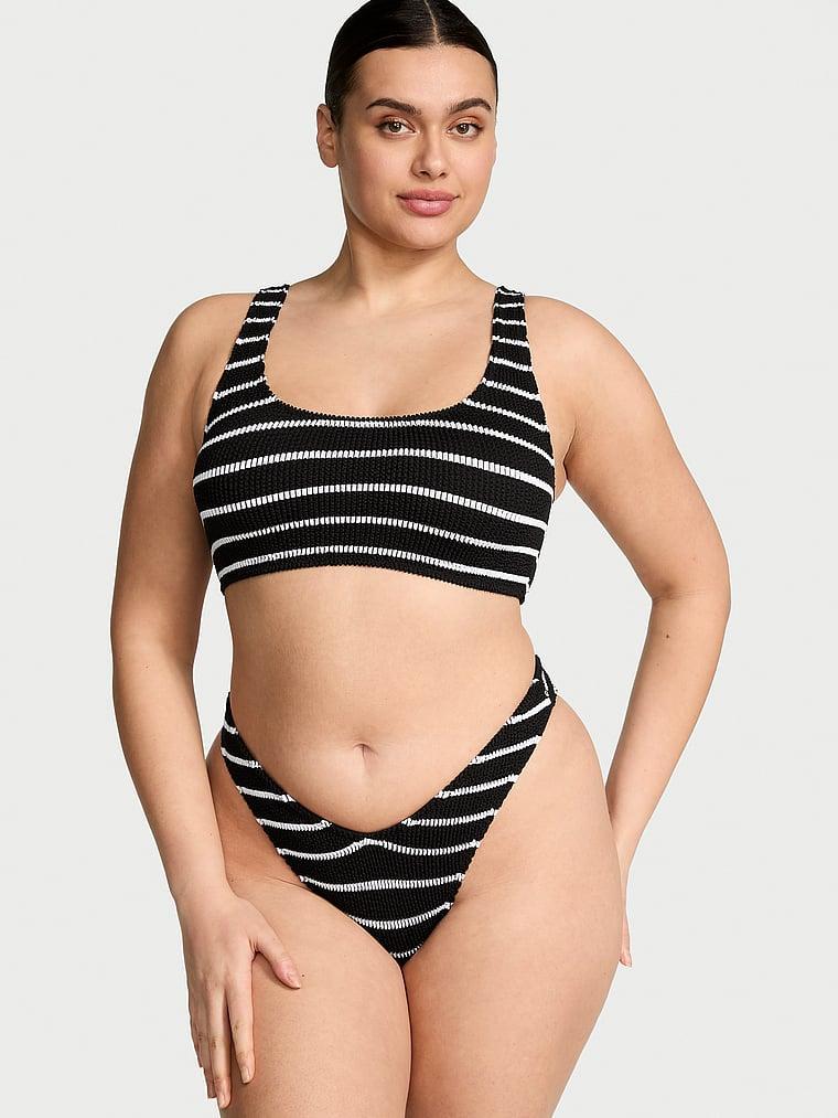Crinkle Brazilian Bikini Bottom Product Image