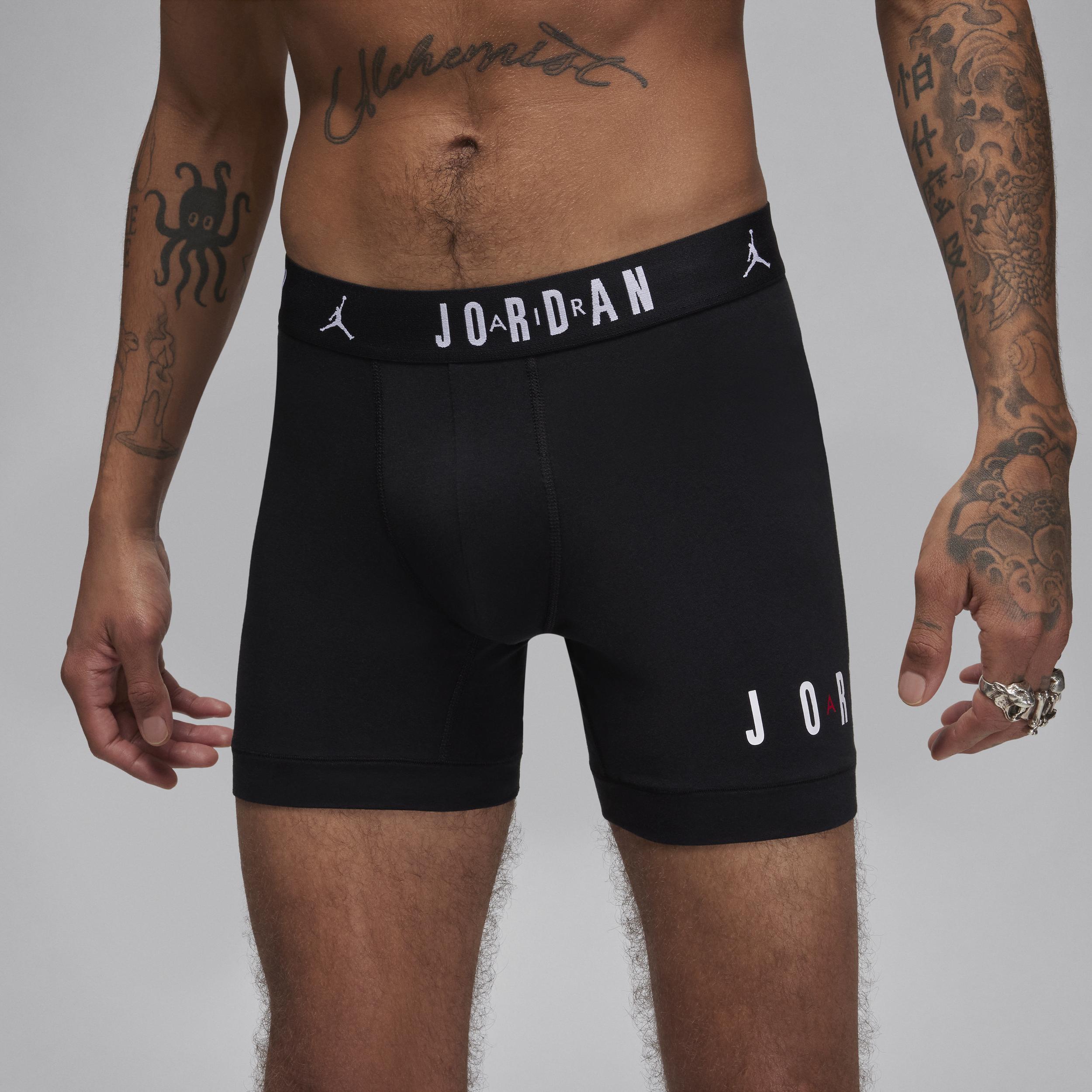 Jordan Dri-FIT Cotton Essentials Men's Flight Boxer Briefs (2-Pack) Product Image
