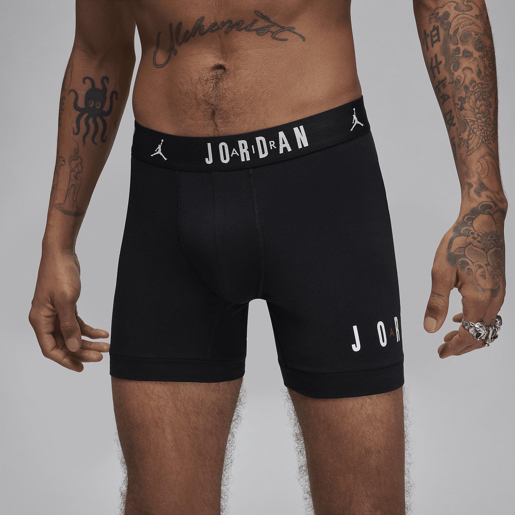 Jordan Dri-FIT Cotton Essentials Men's Flight Boxer Briefs (2-Pack) Product Image