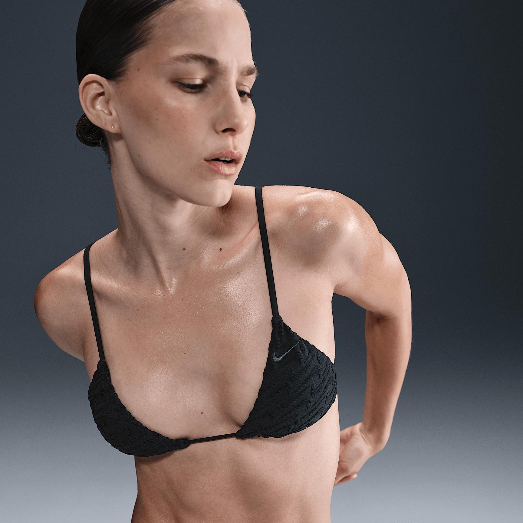 Nike Women's Swim Swoosh Link Terry Triangle Bikini Top Product Image
