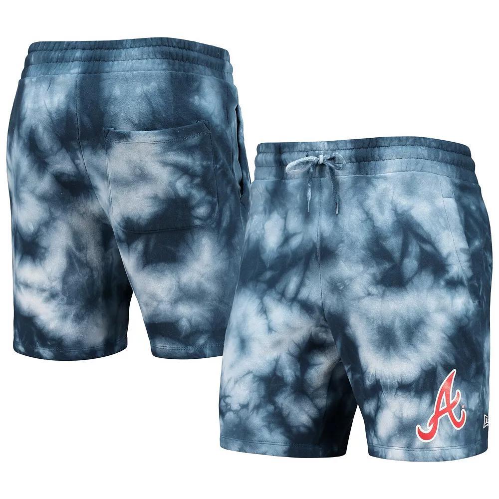 Men's New Era Navy Atlanta Braves Team Dye Shorts, Size: 2XL, Blue Product Image