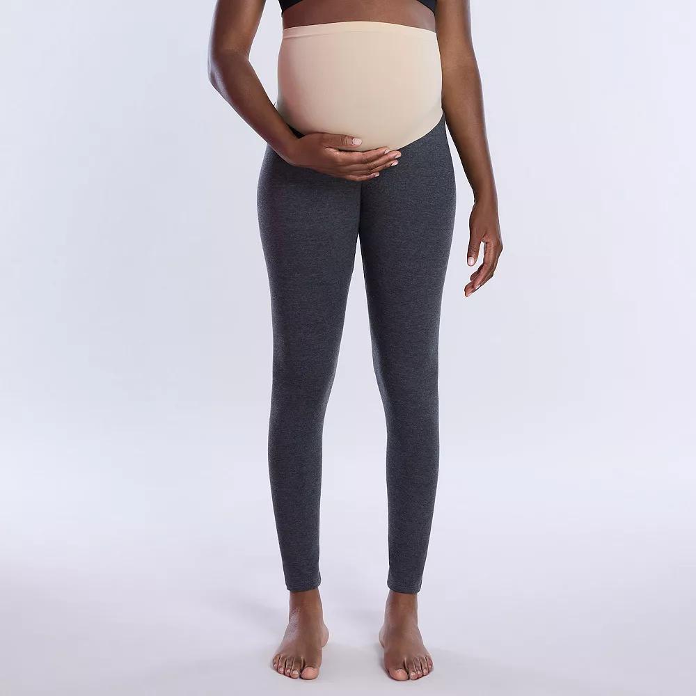 Maternity Motherhood Essential Full Length Leggings, Women's, Size: XXL-MAT, Black Product Image