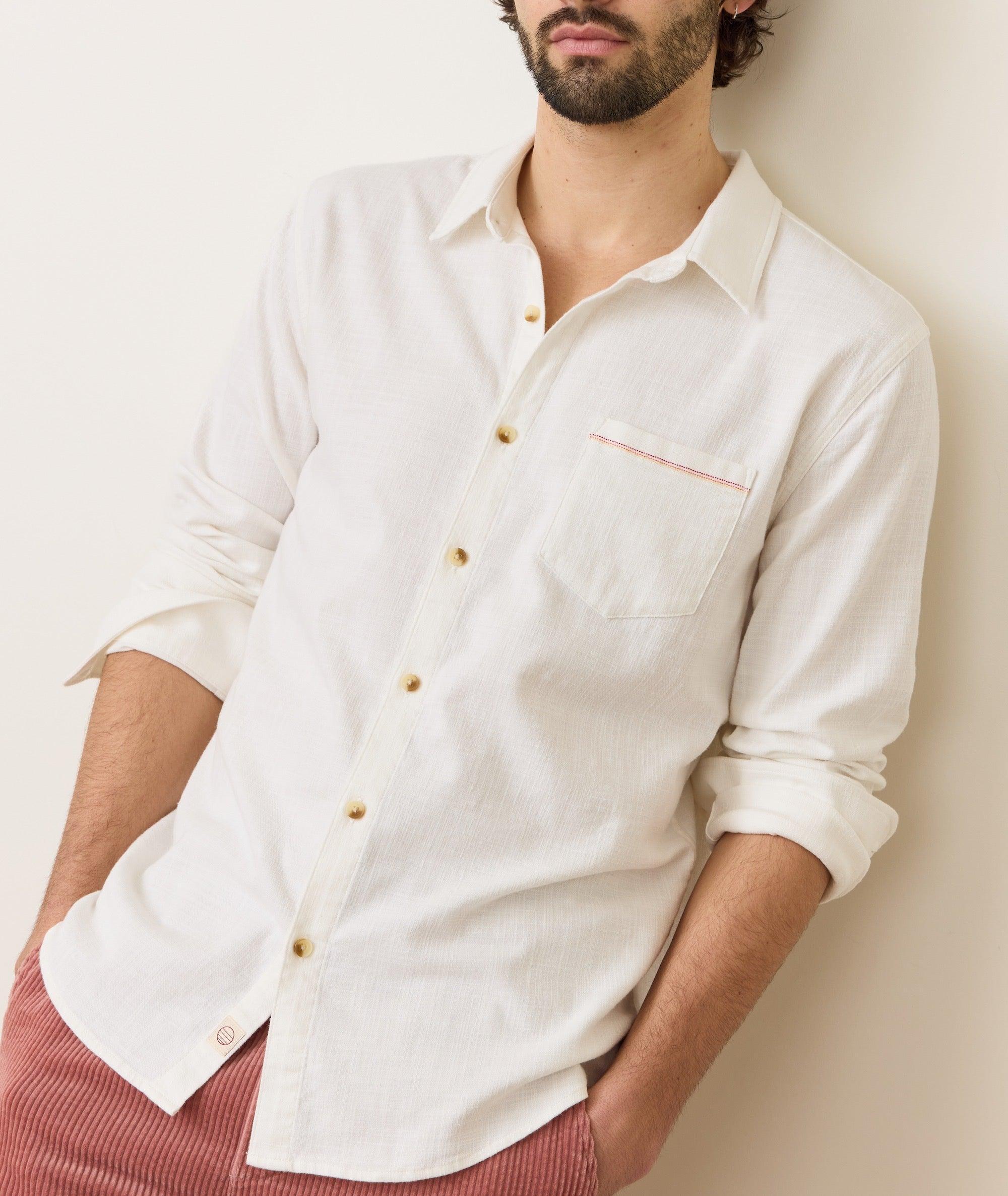 Classic Stretch Selvage Long Sleeve Shirt Product Image