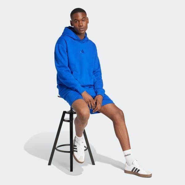 adidas ALL SZN Fleece Hoodie True Pink L Mens Product Image