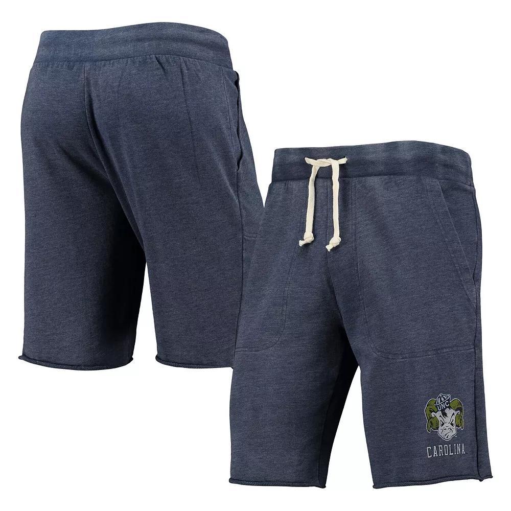 Men's Heathered Navy Alternative Apparel North Carolina Tar Heels Victory Lounge Shorts, Size: Small, Blue Product Image