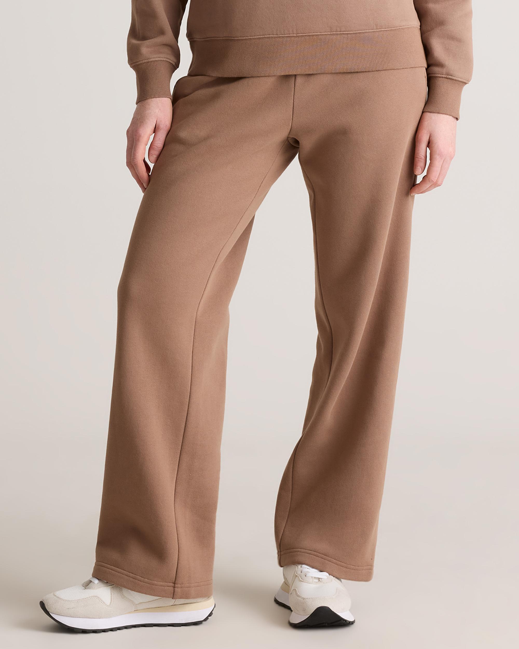 Quince | Women's Organic Heavyweight Fleece Straight Leg Sweatpants Organic Cotton Product Image