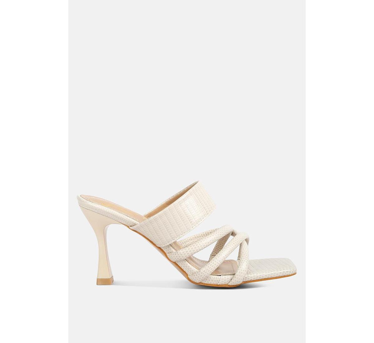 London Rag Women's Crisscross Dress Sandals, Size: 8, Pink Product Image