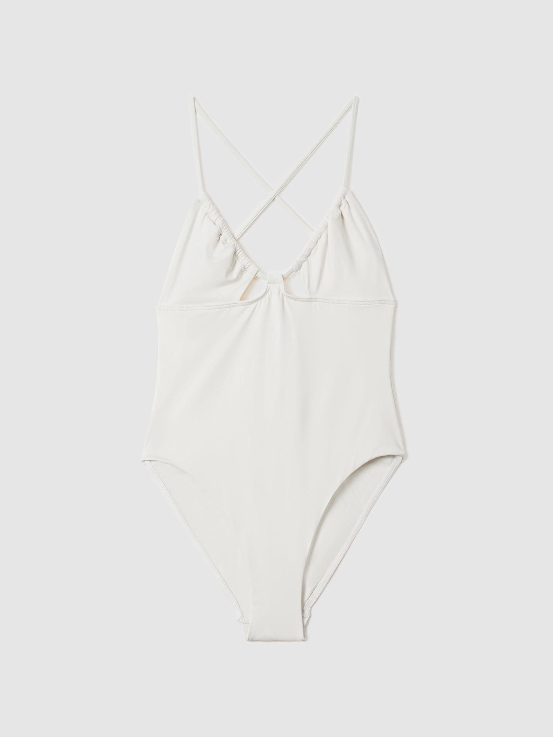 Bondi Born Ruched Cup Swimsuit in Porcelain Product Image