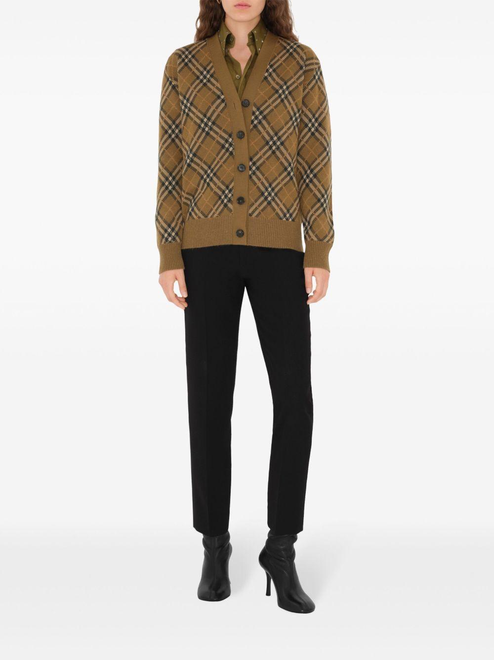 check wool-mohair cardigan Product Image